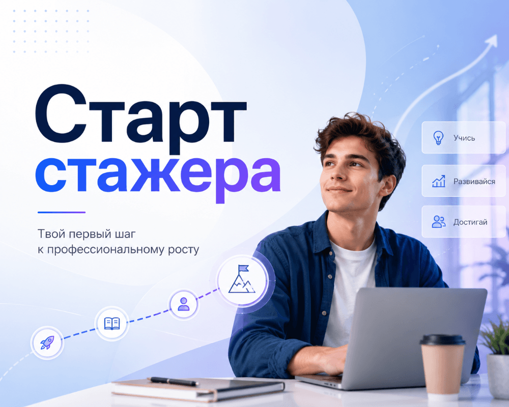Программа «Старт стажёра» — обложка из учебного центра
